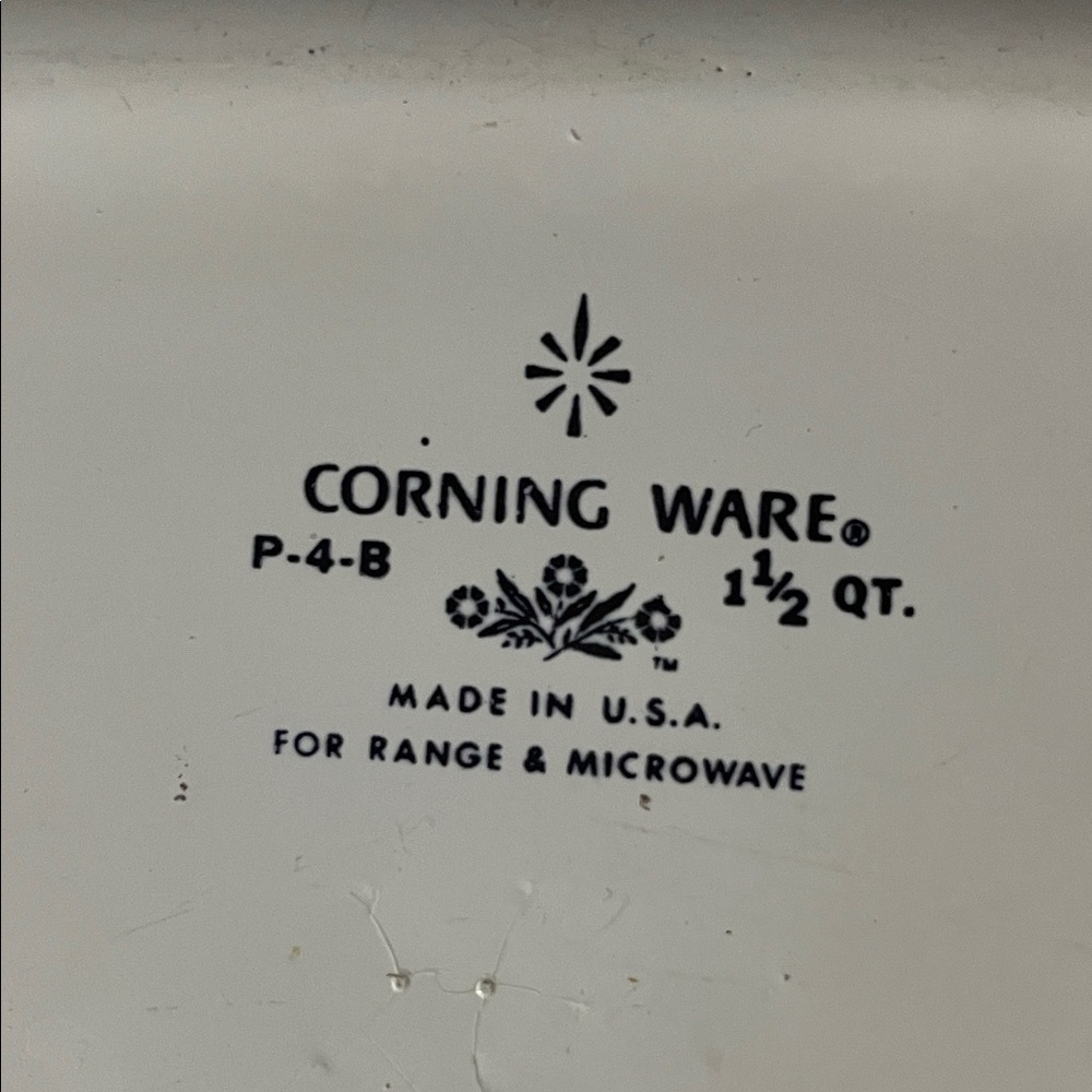 Vintage Corning ware set of three - Picture 3 of 3